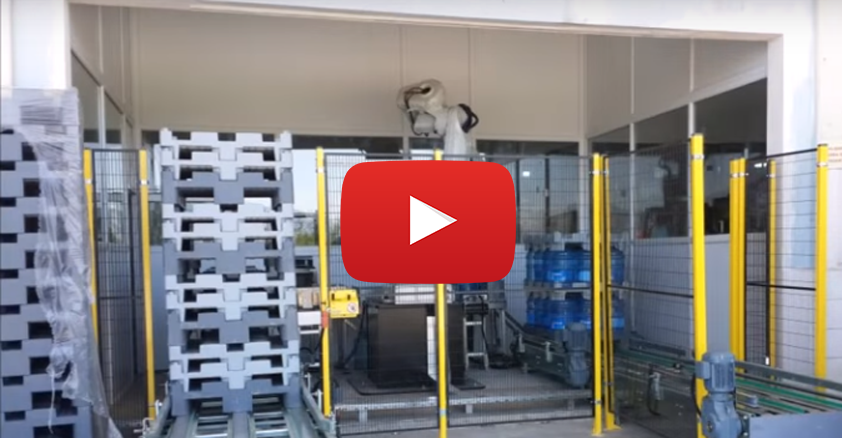  Damacana Viyol Paletleme İstifleme Robotu