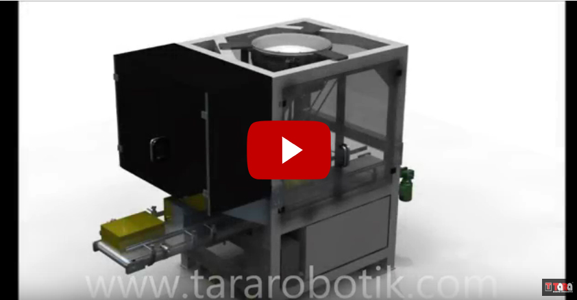 ABB Örümcek Robot ile Karekod Etiket Yapıştırma Otomasyonu